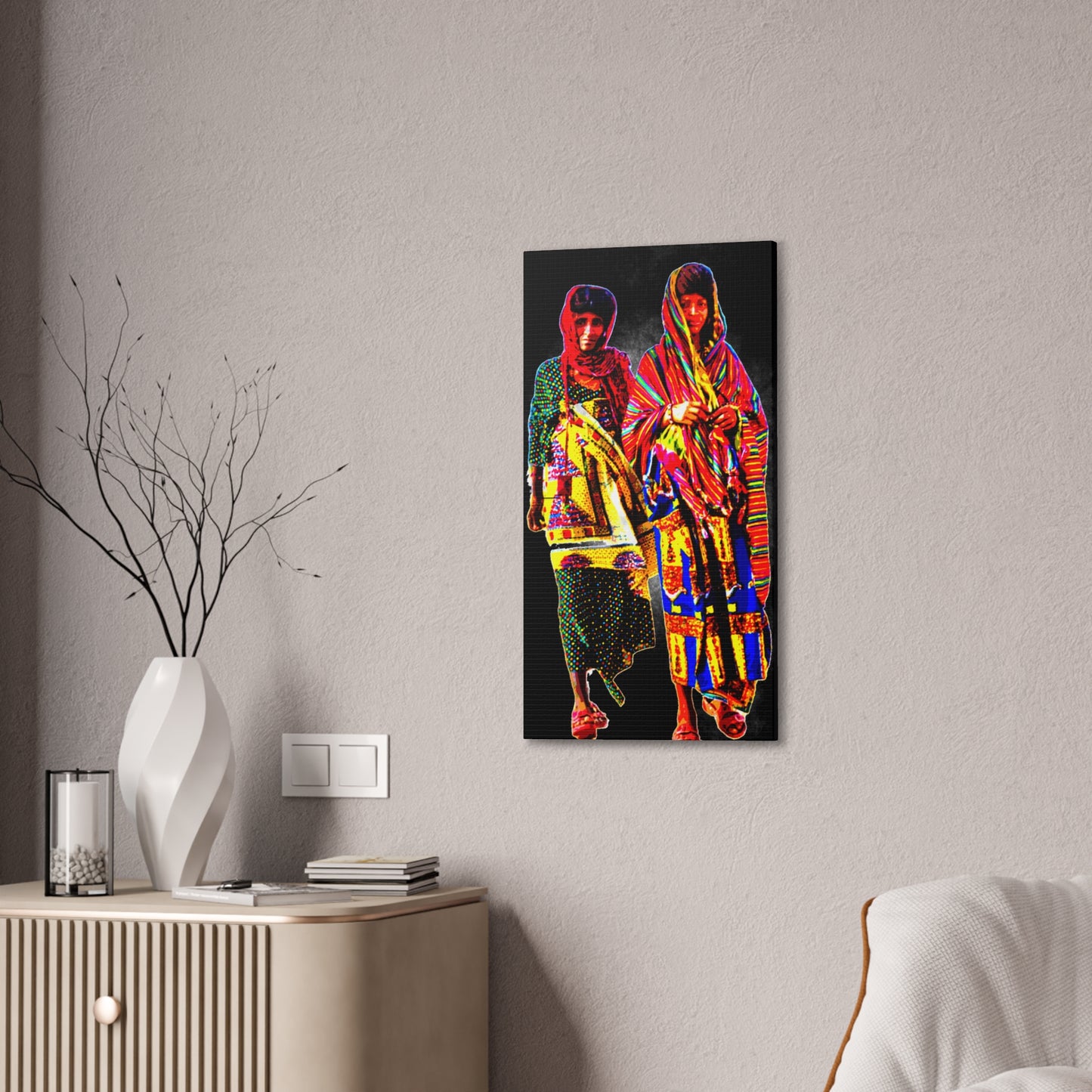 (BEAUTIFUL COLORS) Canvas Stretched, 0.75"