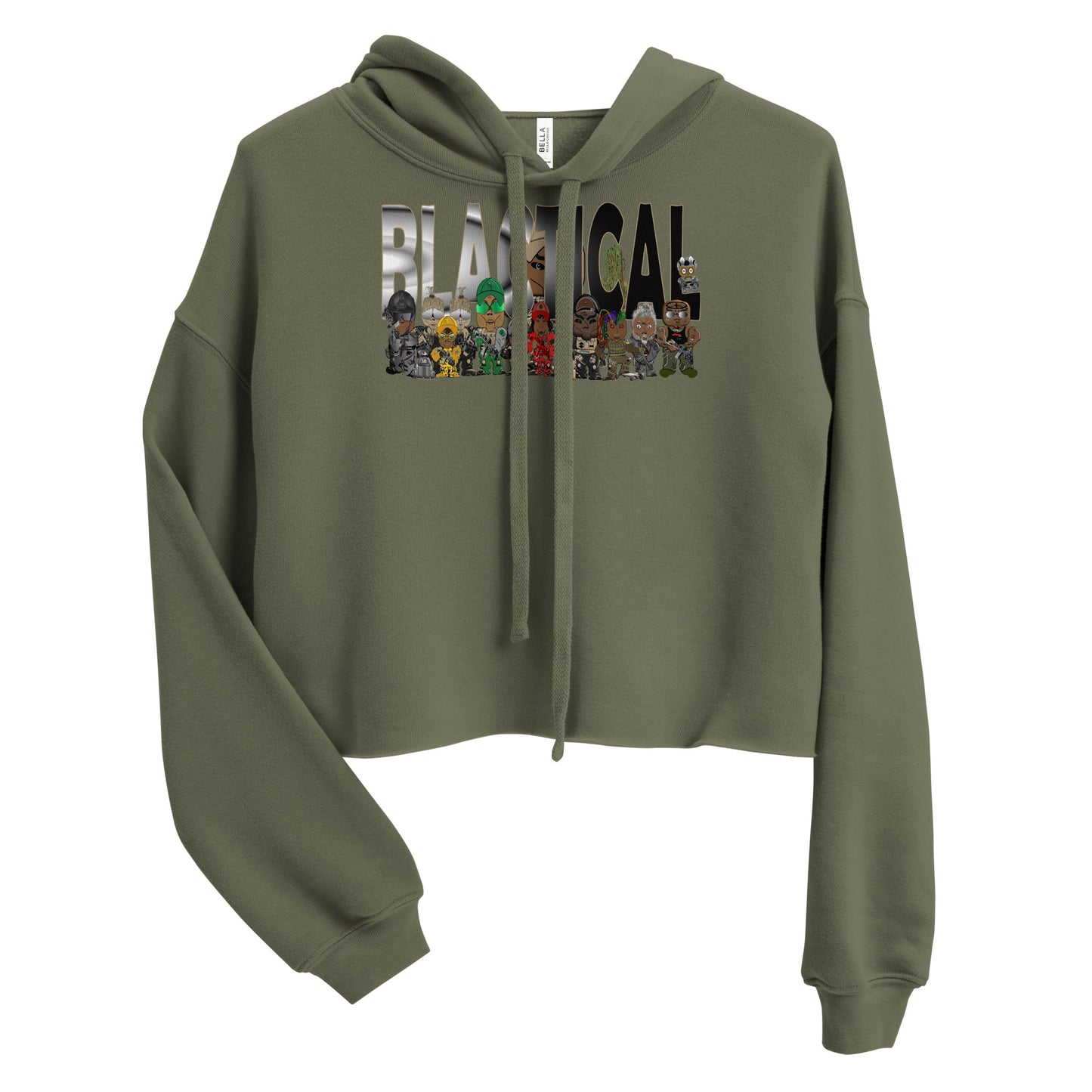 BLACTICAL (LIL MA) Crop Hoodie