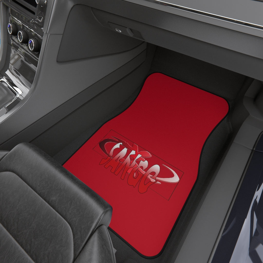 (SANGO RED) Car Mats (Set of 4)