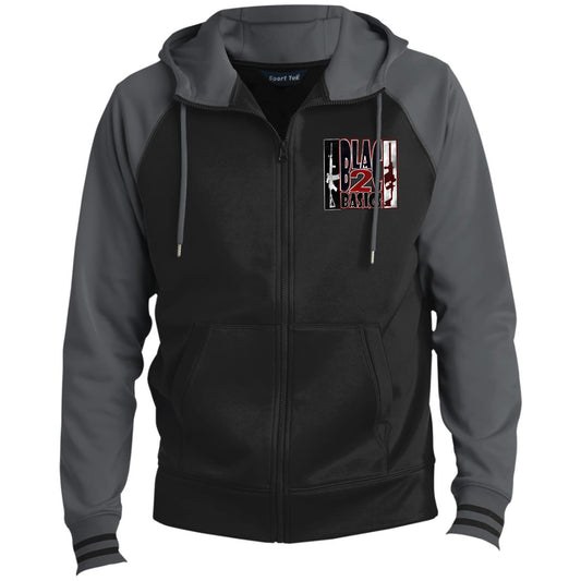 ST236 Men's Sport-Wick® Full-Zip Hooded Jacket (B2B) COMBATIVES