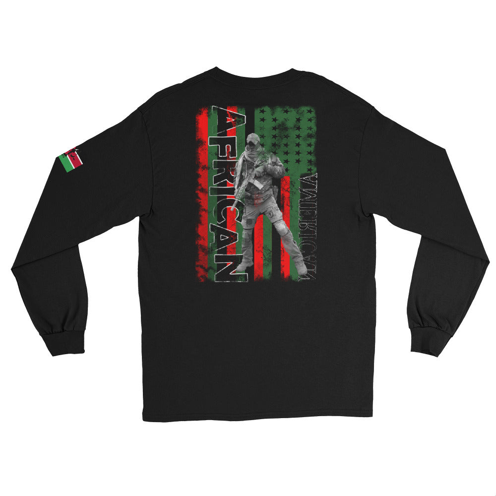 Men’s Long Sleeve Shirt (BLAC THANG) L/O