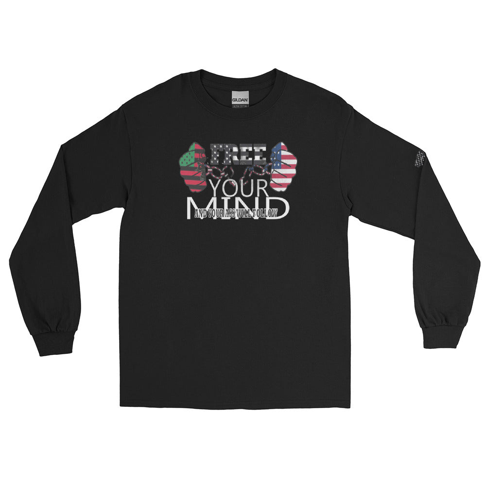 Men’s Long Sleeve Shirt ( FREE YOUR MIND)