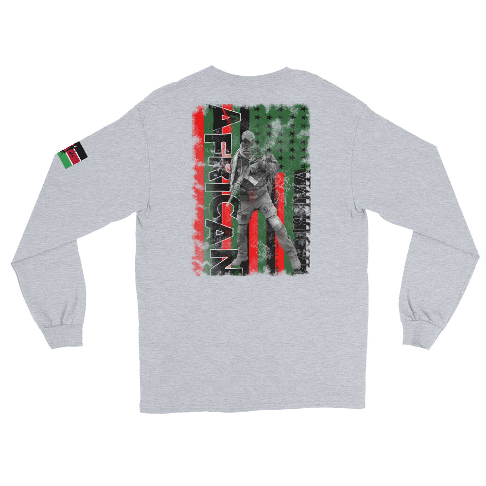 Men’s Long Sleeve Shirt (BLAC THANG) L/O