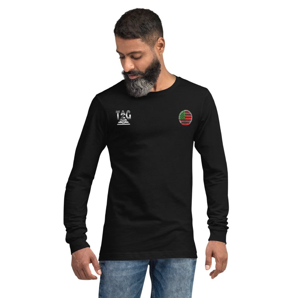 Unisex Long Sleeve Tee (Black Owned) BACK LOGO