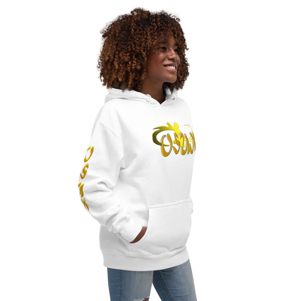 WHITE Unisex Hoodie (OSUN)